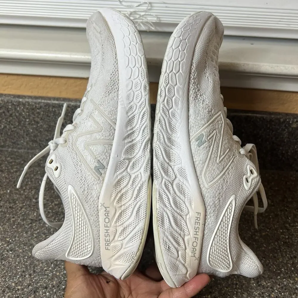 New Balance Fresh Foam X 1080 Womens Size 9.5 B White Running Shoes Sneakers Low